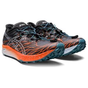 ASICS Fuji Speed Women's Running Shoes in Black /Nova Orange Size 11 B